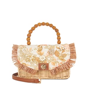 Dune Accessories Blooms - Beaded Handle Embellished Cross Body Bag