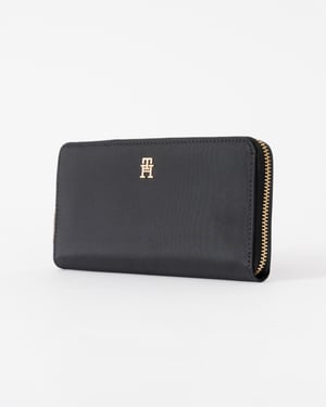 Popette Large Zip Bag in Black