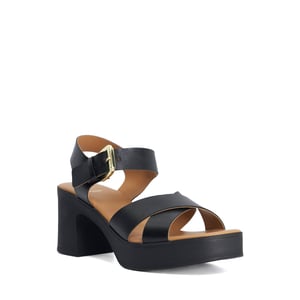 Dune Ladies Judge - Platform Leather Sandals