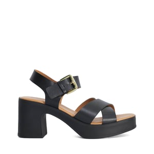 Dune Ladies Judge - Platform Leather Sandals
