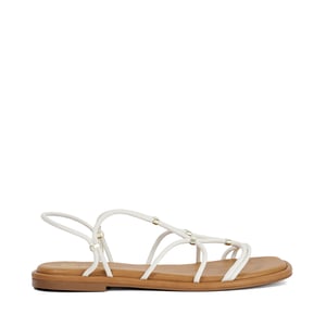 Dune Ladies Leola - Flat Leather Strappy Sandals