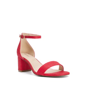 Dune Ladies Wf Melins - Leather Open Toe Block Heel Shoes