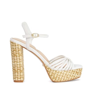 Dune Ladies Minogue - Raffia Platform Heels