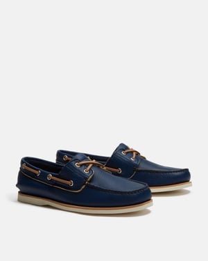 Boat Shoe in Dark Blue