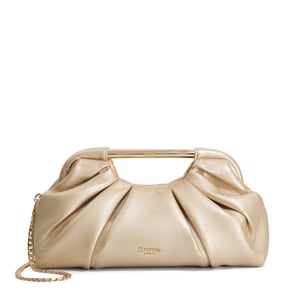 Dune Accessories Ebecci - Leather Ruched Grab Bag