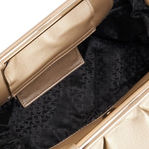 Dune Accessories Ebecci - Leather Ruched Grab Bag