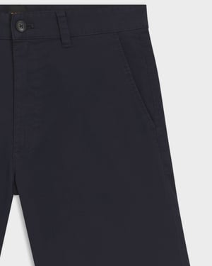 Slim Fit Chino Shorts in Dark Grey