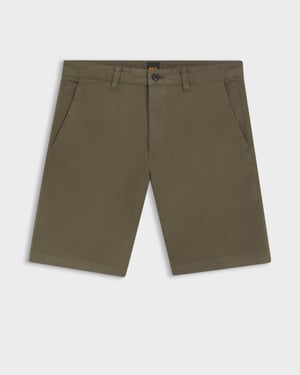 Slim Fit Chino Shorts in Grey