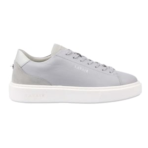 Lavair Heren Luna Logo Leren Trainers (Grijs)