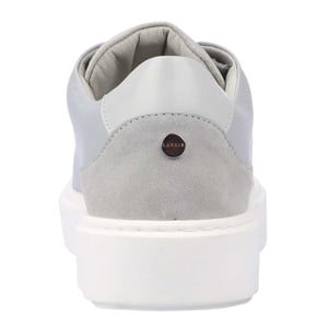 Lavair Heren Luna Logo Leren Trainers (Grijs)