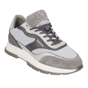 Lavair Heren Aequora Leren Trainers (Grijs)