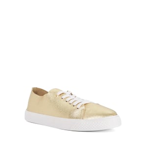 Dune Ladies Ellvie - White Leather Trainers
