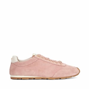 Dune Ladies Evalinna - Suede Lace-Up Trainers
