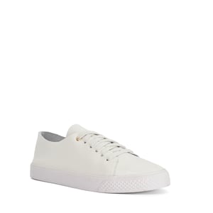Dune Ladies Ellvie - White Leather Trainers