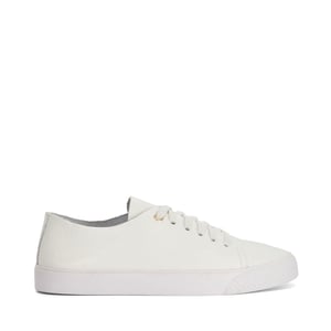 Dune Ladies Ellvie - White Leather Trainers