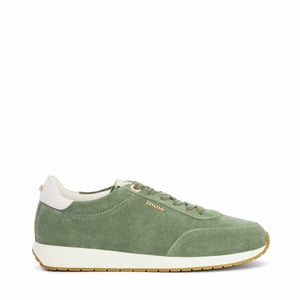 Dune Ladies Ettah - Suede Lace-Up Runner Trainers
