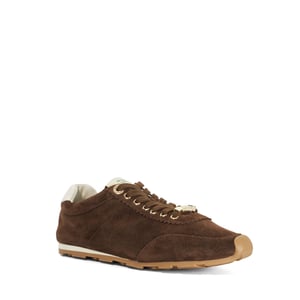 Dune Ladies Evalinna - Suede Lace-Up Trainers