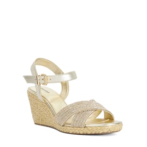 Dune Ladies Kyro - Raffia Wedge Sandals