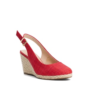Dune Ladies Wf Capable - Wide Fit Leather Wedge Heel Sandals