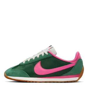 Nike Dam/Ladies Waffle Debut Suede Wedge Trainers (Grön/rosa)