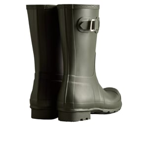 Hunter Mens Original Wellington Boots (Dark Olive)