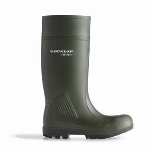 Dunlop D460933 Purofort PRO Non-Safety / Mens Boots / Plain Rubber Wellingtons (Green)