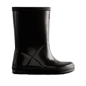 Hunter Childrens/Kids First Classic Gloss Wellington Boots (Black)