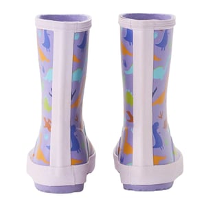 Hunter Childrens/Kids Dinosaur Wellington Boots (Purple)