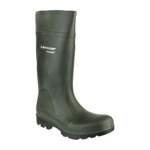 Dunlop Adults Unisex Purofort Professional Wellington Boots (Green)