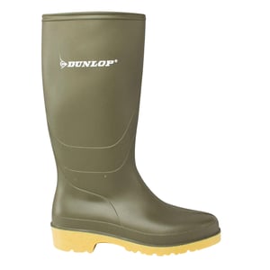 Dunlop Childrens/Kids Dull Wellington Boots (Green)