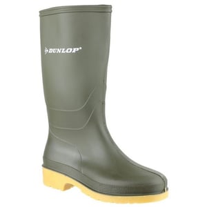 Dunlop Childrens/Kids Dull Wellington Boots (Green)