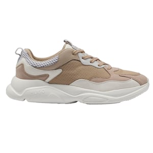 Hugo Heren Leon Mesh Trainers (Medium Beige)
