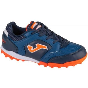 Joma Childrens/Kids Top Flex 2433 Football Artificial Ground Football Boots (Navy Blue/Orange)