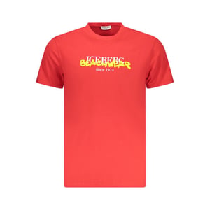 Iceberg Red Cotton Men's T-Shirt