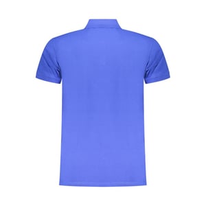Iceberg Blue Cotton Men Polo Shirt