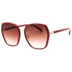 Guess Gradient Brown Lens Shiny Red Sunglasses
