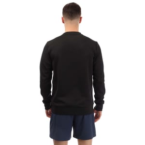 New Balance Heren Crew Neck Athletic Sweatshirt (Zwart)