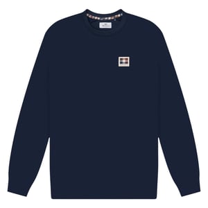Aquascutum Active Patch Crewneck Navy Blue