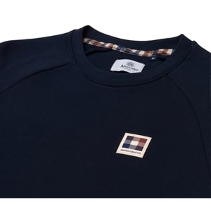 Aquascutum Active Patch Crewneck Navy Blue