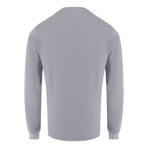 Aquascutum Active Small Logo Crew Neck Moonrock Fleece