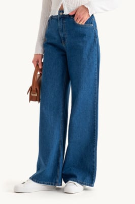 High Waist Super Wide Leg Jeans