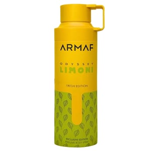Odyssey Limoni Fresh Eau De Parfum 60ml & 200ml Perfumed Doedorant Spray
