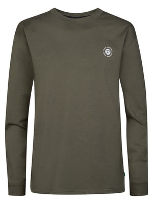Petrol Industries - Jongens Longsleeve T-shirt met print Milllake - Grijs