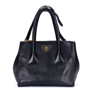 Twin Pocket Double Handle Tote schoudertas
