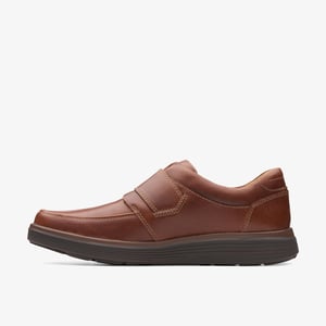 Un Abode Strap Dark Tan Lea Schoenen