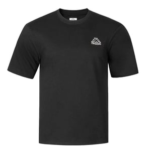 Kappa Katoenen heren-T-shirt (Zwart)