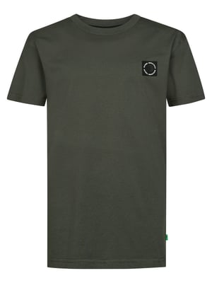 Petrol Industries - Jongens Relaxed katoenen T-shirt millpath - Grijs