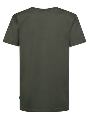 Petrol Industries - Jongens Relaxed katoenen T-shirt millpath - Grijs