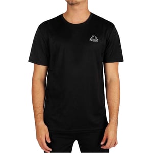Kappa Heren Normaal T-Shirt (Zwart)