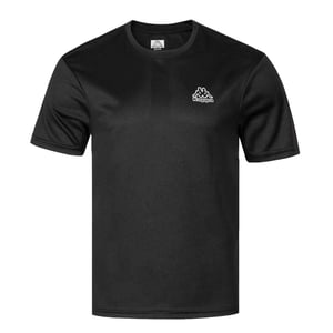 Kappa Heren Normaal T-Shirt (Zwart)